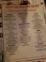 South Bay Wild Fish House menu