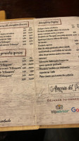 Tabera Del Postigo menu