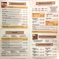 Texas Roadhouse menu