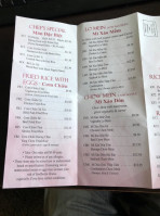 Asian Cuisine Vietnamese Noodle House menu