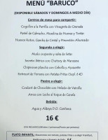 El Baruco Del Condado menu