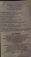 Albertino's Brick Oven Eatery menu