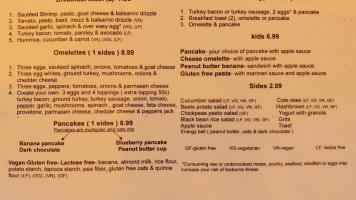 Freshfit Cafe menu