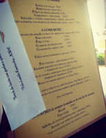 Casa O Pomar menu