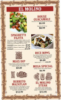 El Molino Mexican menu