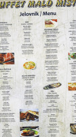 Buffet Malo Misto menu