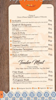 Malagueta Mediteranean Family menu