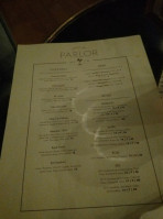 Parlor menu