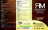 Rojo Marron Mexican Restaurant & Cafe menu