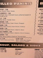 Bob's Deli menu