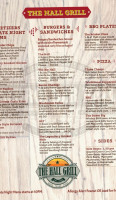 Schroeder Hall menu