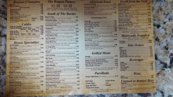 El Dorado menu