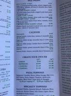 Bona Pizza menu