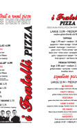 I Fratelli Pizza Frisco menu