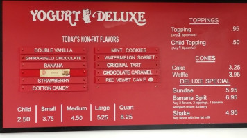 Yogurt Deluxe inside