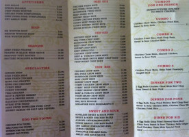 Ranch Restaurant menu