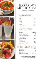 Raspados Michoacan food