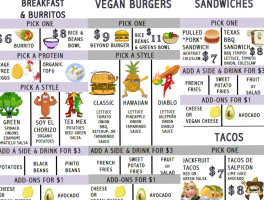 Veggie Del Sol menu