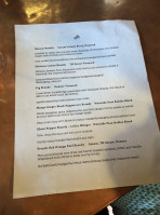 Wine Shine And Tin City Distillery menu