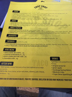 Chop Shop Taco menu