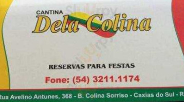 Cantina Dela Colina menu