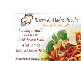 Bistro Di Madre Piccola Inc food