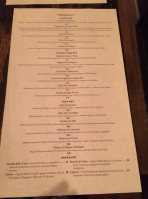 Osteria G menu