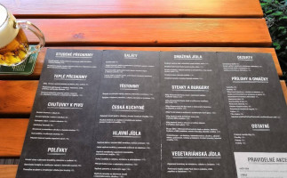 Restaurace U Bohuslavů menu