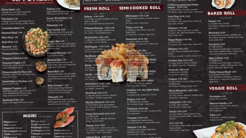 Sakana Japanese menu