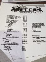 Grillers Puerto Rico menu