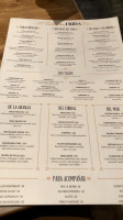 Cantina Frida menu