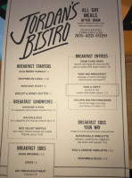 Jordan's Bistro menu