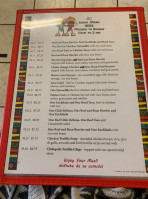 Mr. Taco's menu