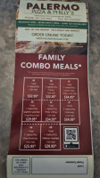 Palermo Pizza Phillys menu