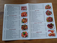 New China menu