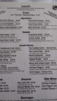 Crabby Lady menu