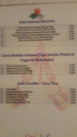 LITTLE INDIA menu