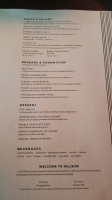 Hillside Fine Grill menu