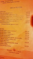 Restaurace U Oskara menu