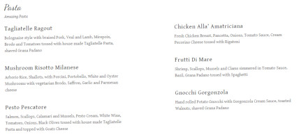 Di Salvo's Bella Cucina And Di Salvo's Family Style Meals menu