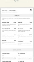 Phantom Canyon Brewing Company menu