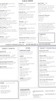 Field Brewing menu