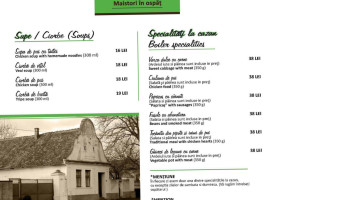 Cuina menu