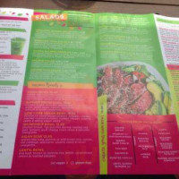 Delirio Fresh Co menu