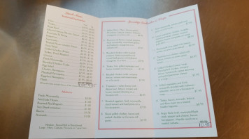 Morano's Gourmet Market menu