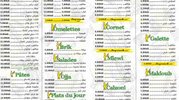 Restaurants Topito menu