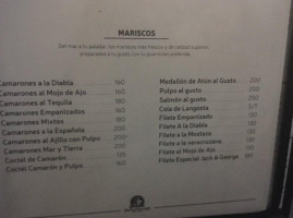 El Restaunte De Jack George menu