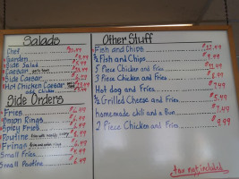 Mojo's Cafe menu