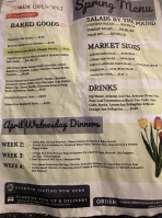 Chesapeake Culinary Center menu