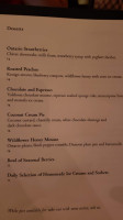 Scaramouche Restaurant menu